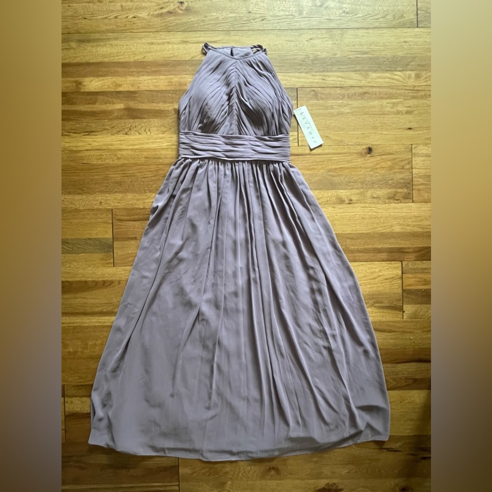 NWT Bill Levkoff‎ Bridesmaid Formal Dress Sz 16 Mauve Lilac Wedding